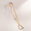 Amora Double Heart Gold on Silver Bracelet