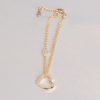 Large and Small 14k Gold Heart Bracelet
