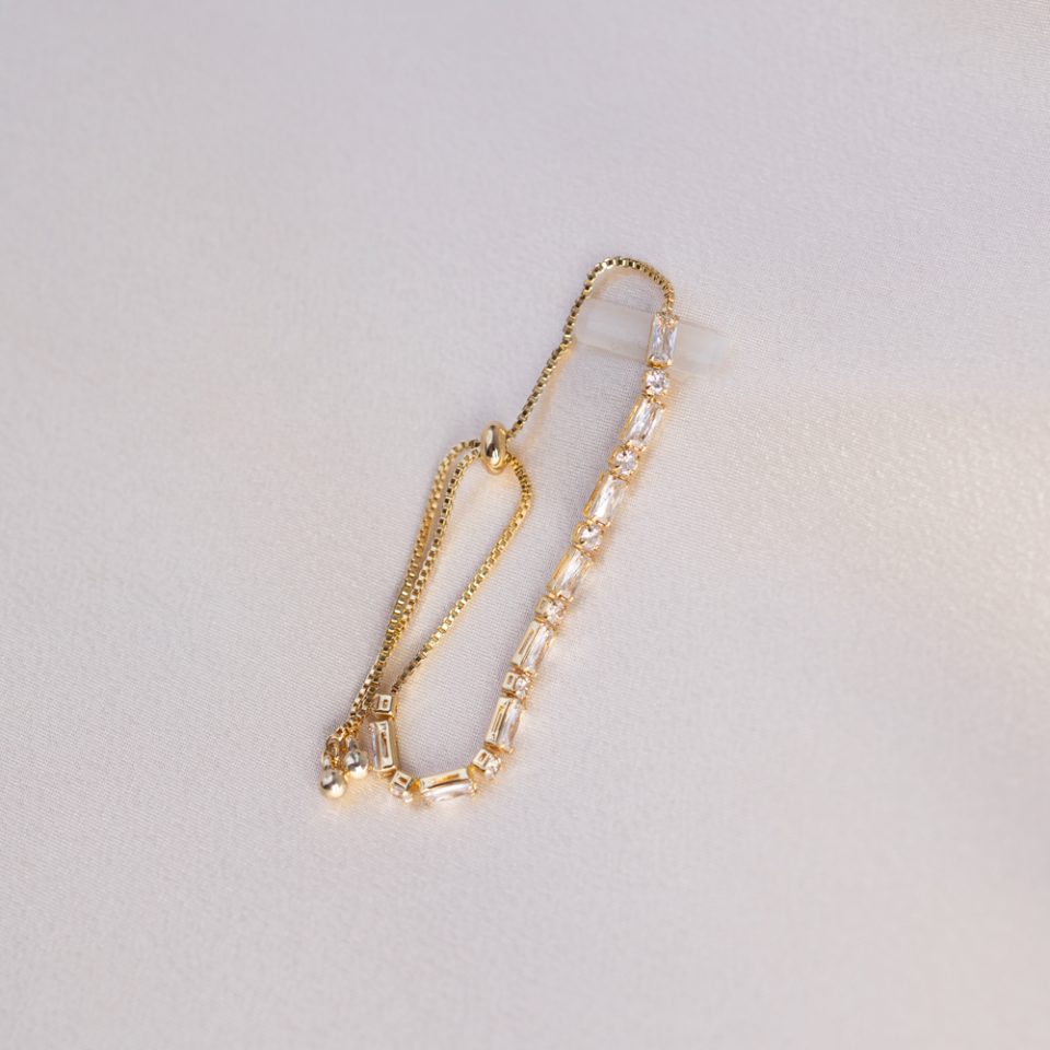 Hall of Mirrors Baguette Bracelet - 24k Gold Filled