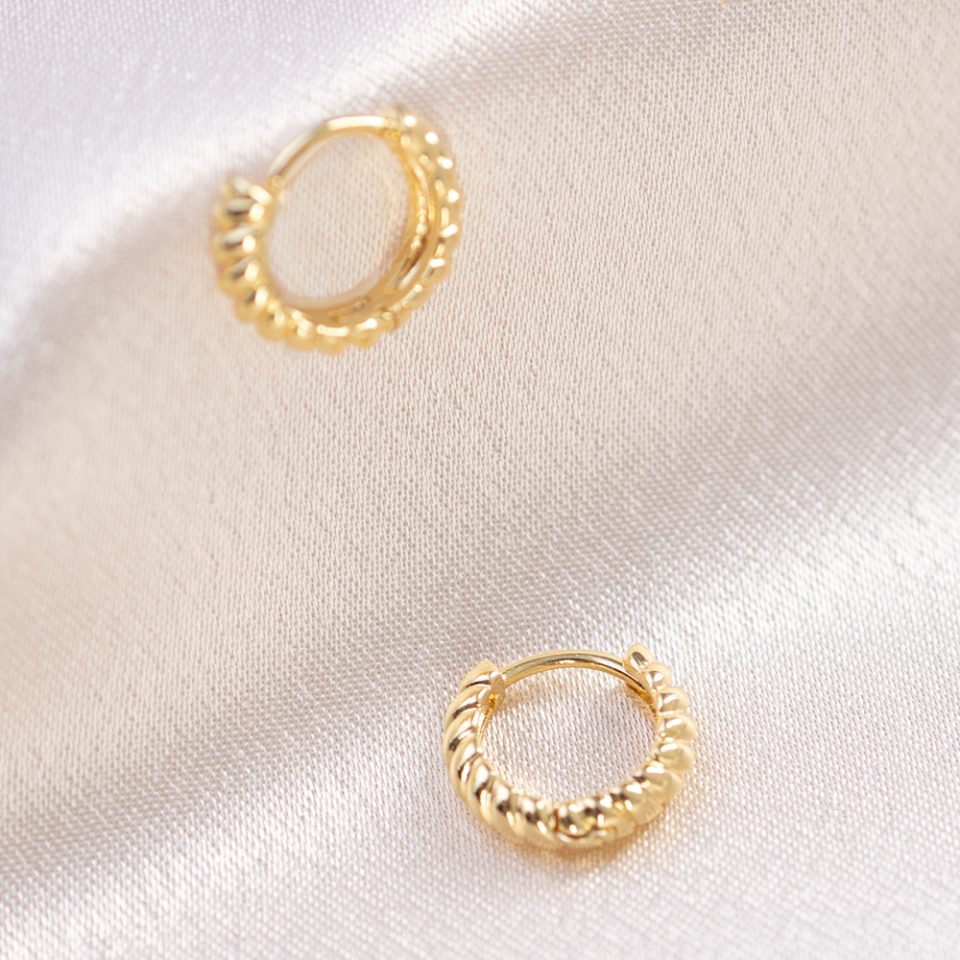 Croissant Huggies - 14k Gold Filled