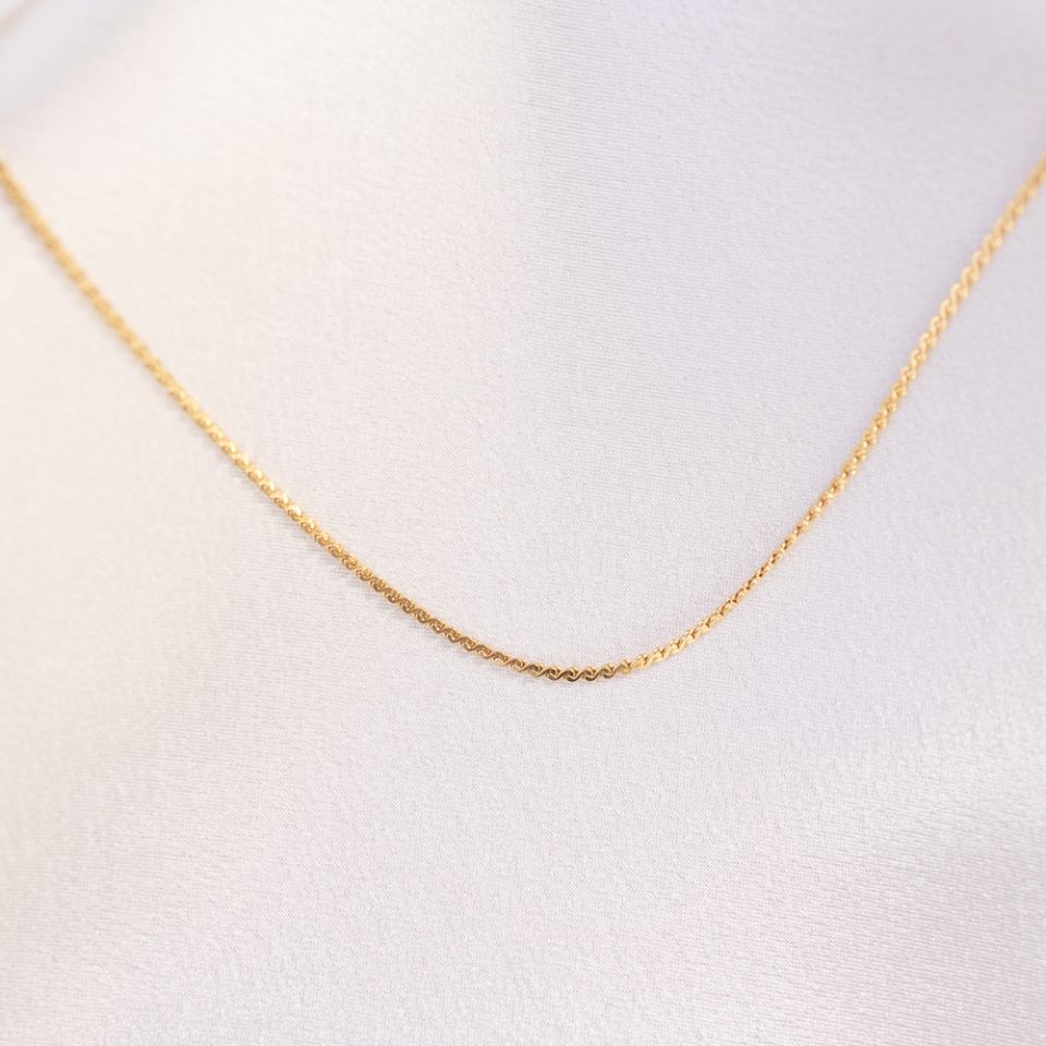 Braided Gold Necklace