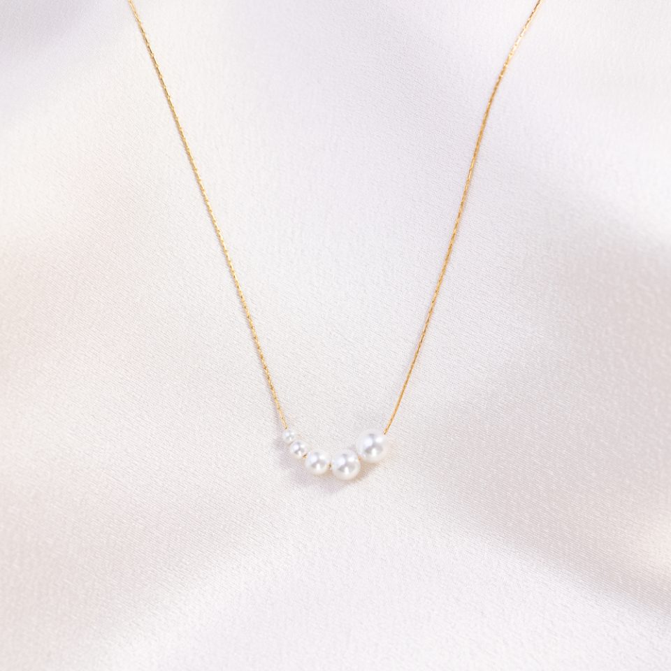 Cascade Gold Necklace