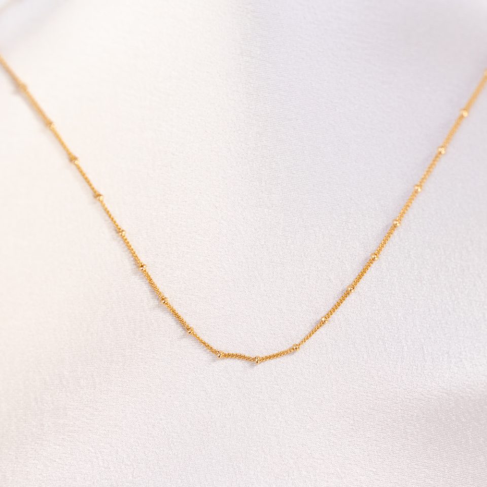 Lumen Bead 14k Gold Filled Necklace