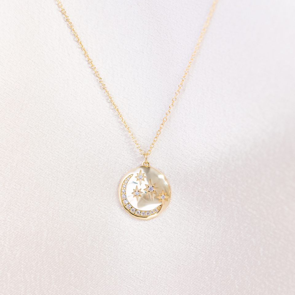 Celeste Star Gold Necklace