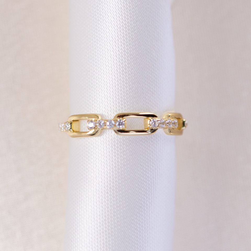 Empress CZ Gold Ring