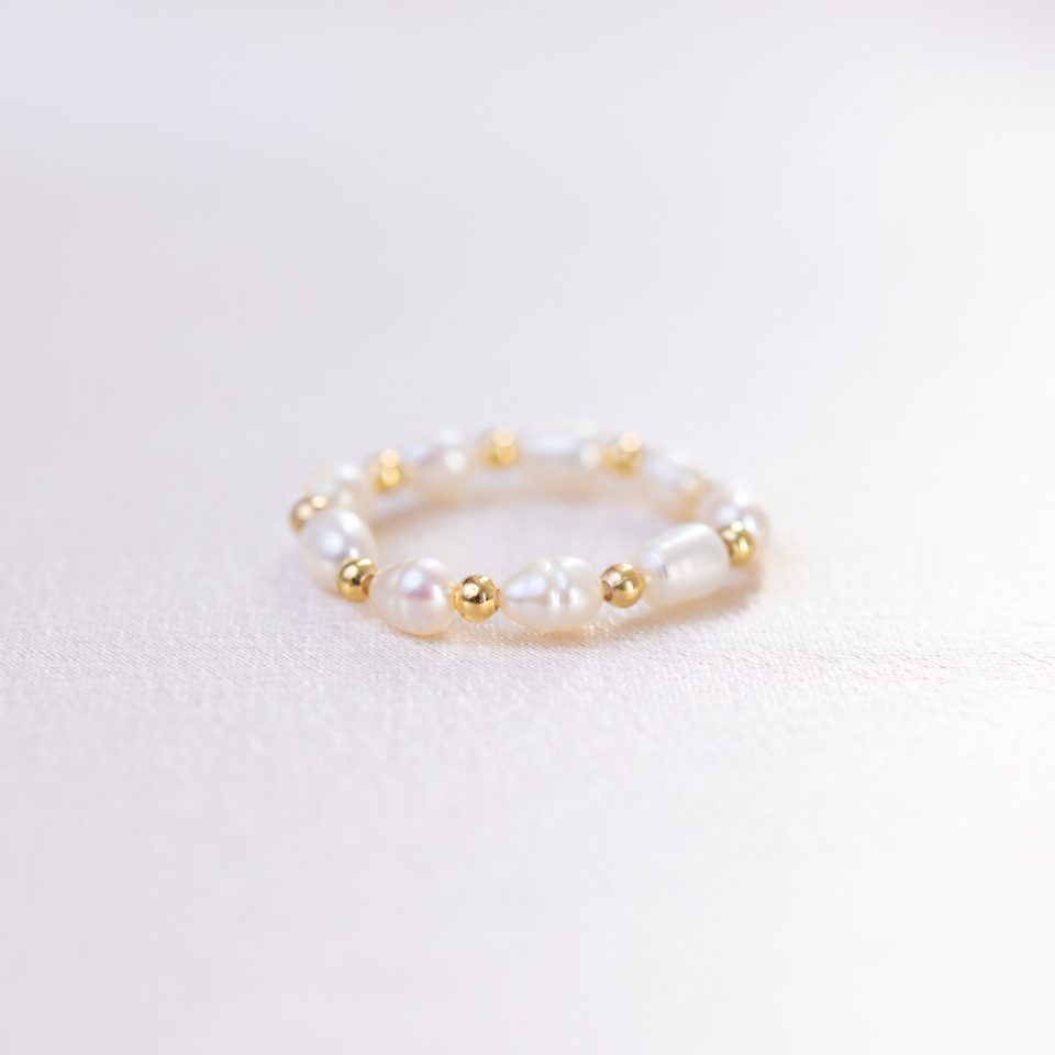 Cyra 14k Gold Filled Pearl Ring