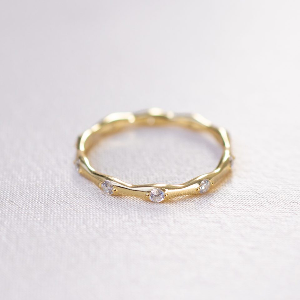 Constellation CZ Gold Ring