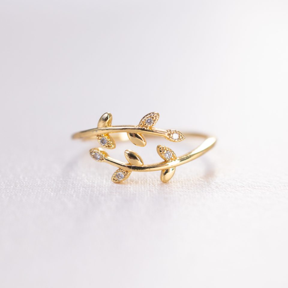 Flora 14k Gold Filled CZ Ring