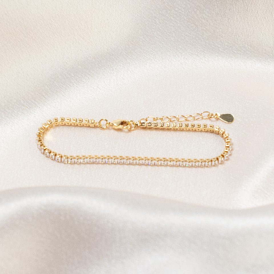 2mm CZ Tennis Bracelet - 14k Gold Filled