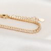 14k Gold Filled CZ Tennis Bracelet